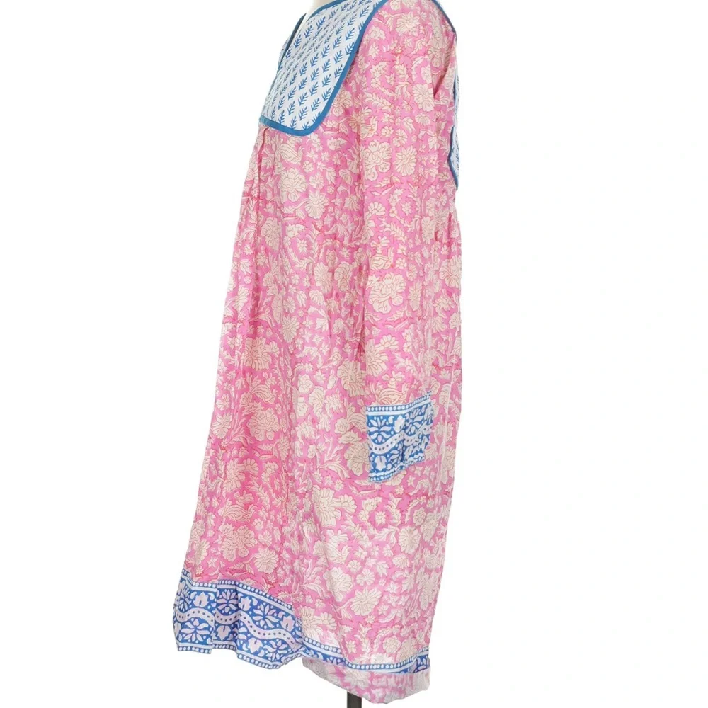 SZ Blockprints Jaipur Caftan Dress - Picture 5 of 14